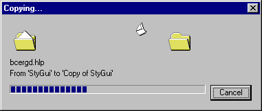 Прогрессбар в Виндоусе 95