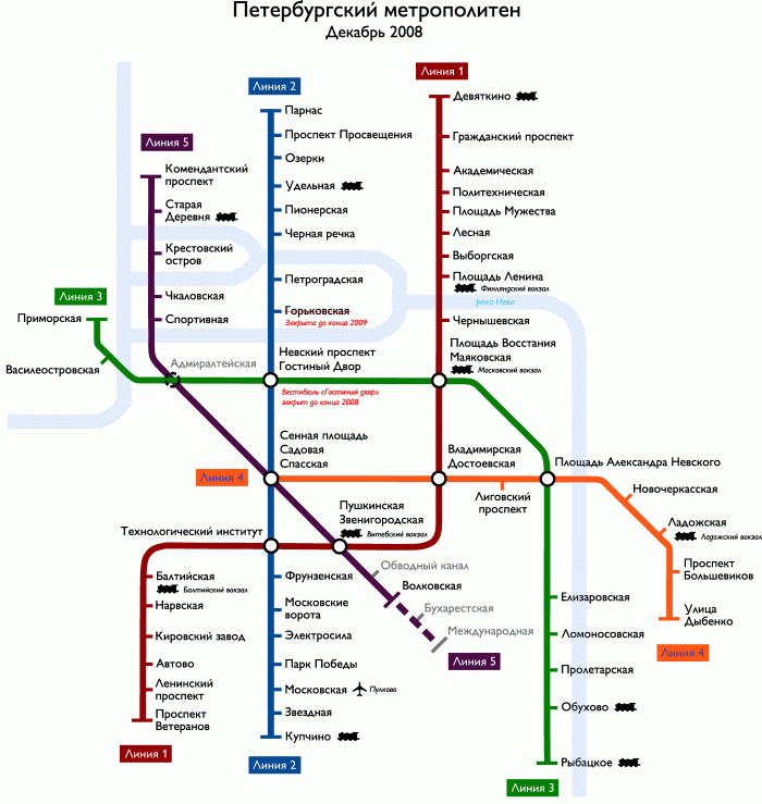 Карта метро зюзино