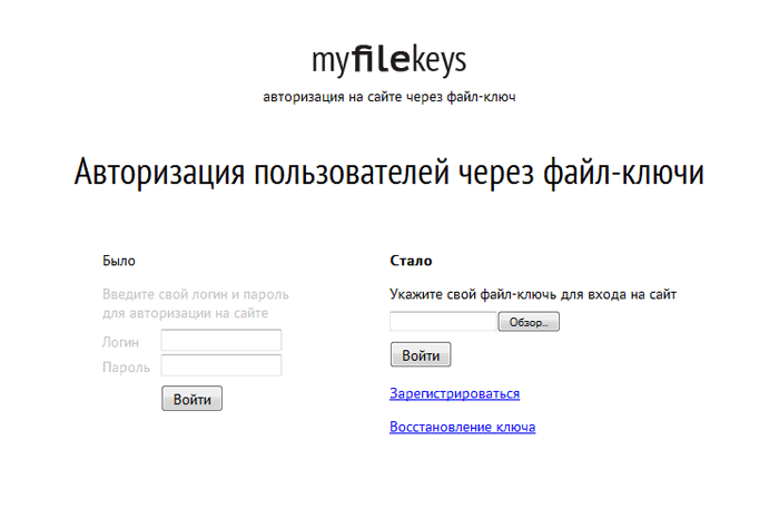 Сайт авторизации пользователей