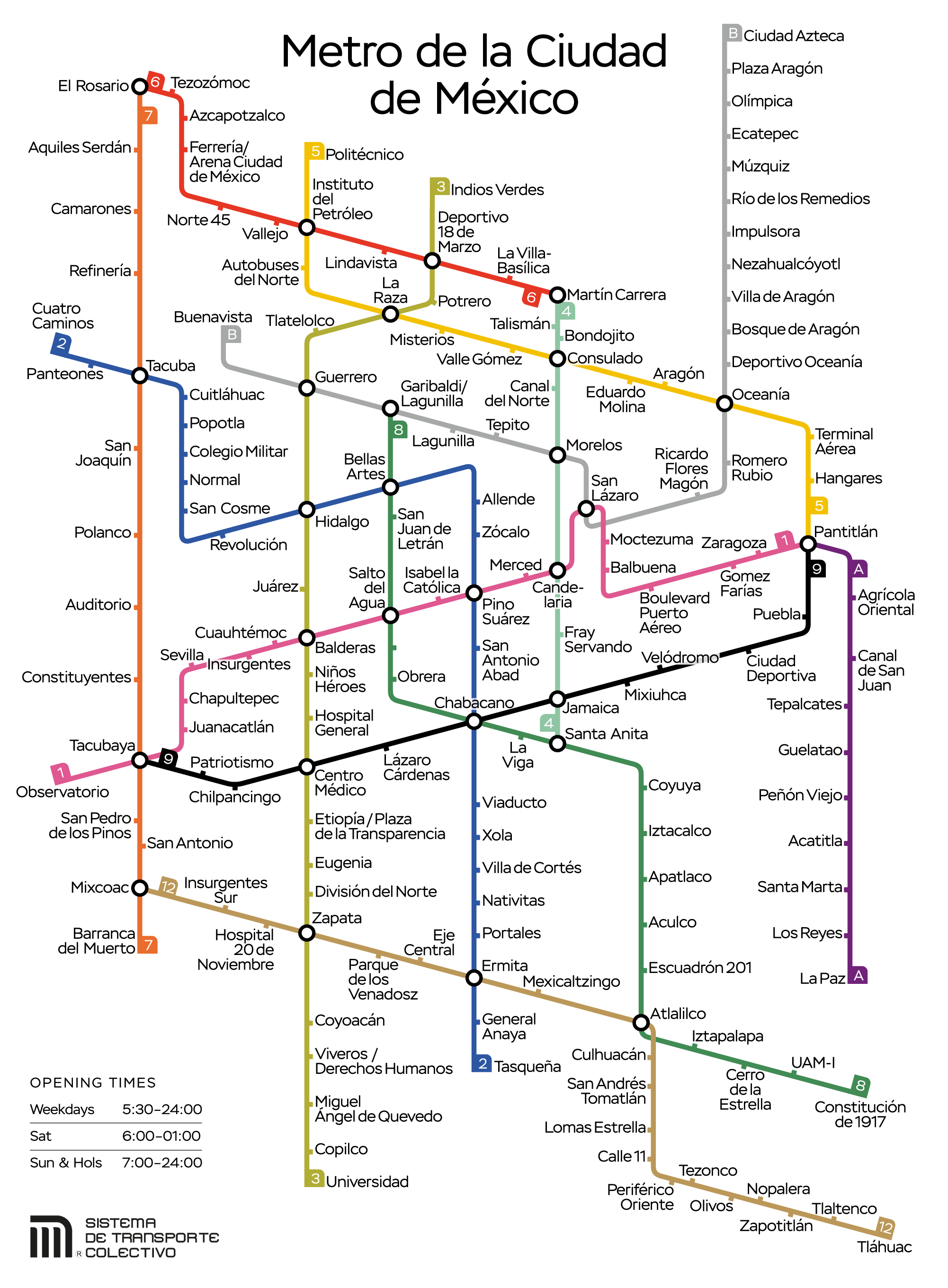 Moscow Metro map 2030