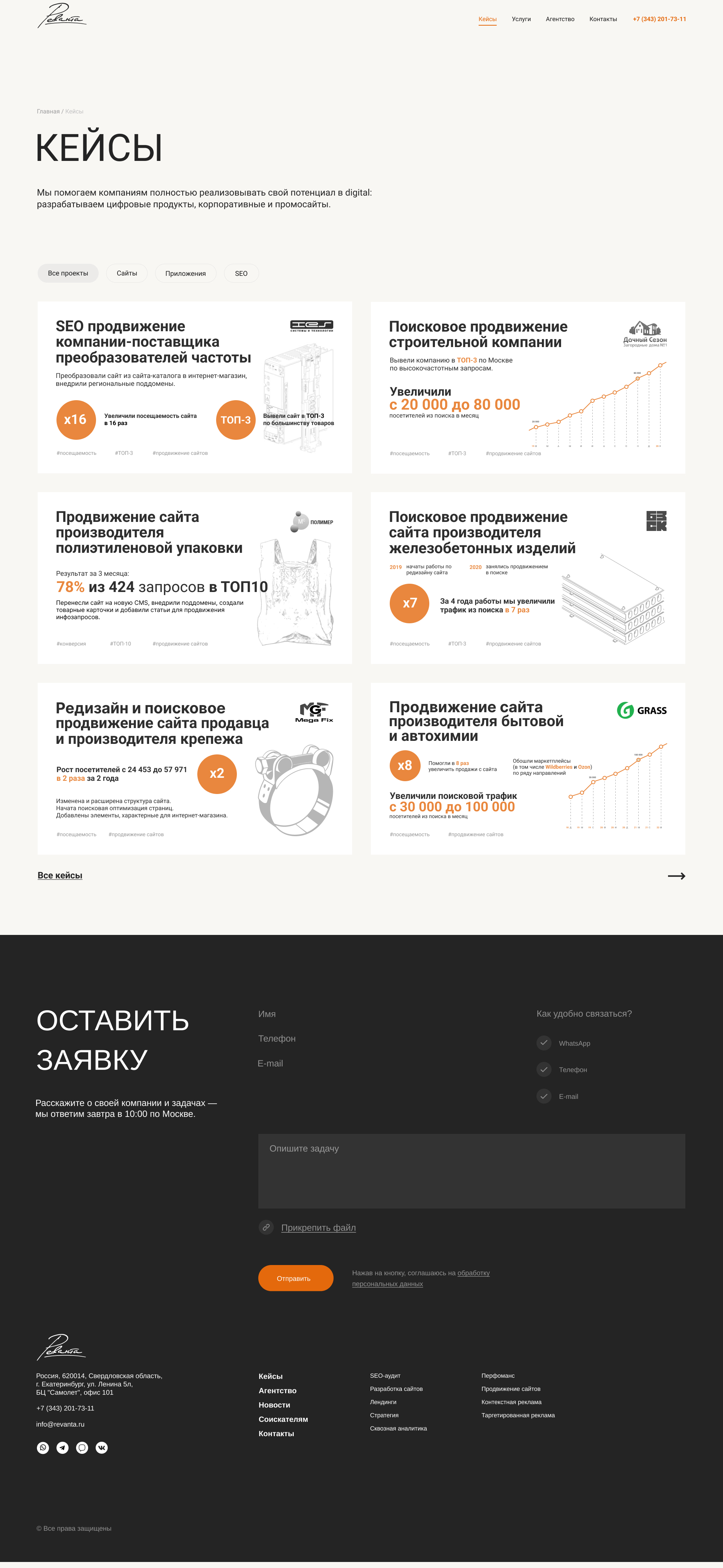 Как сделать карточки кейсов наглядными?